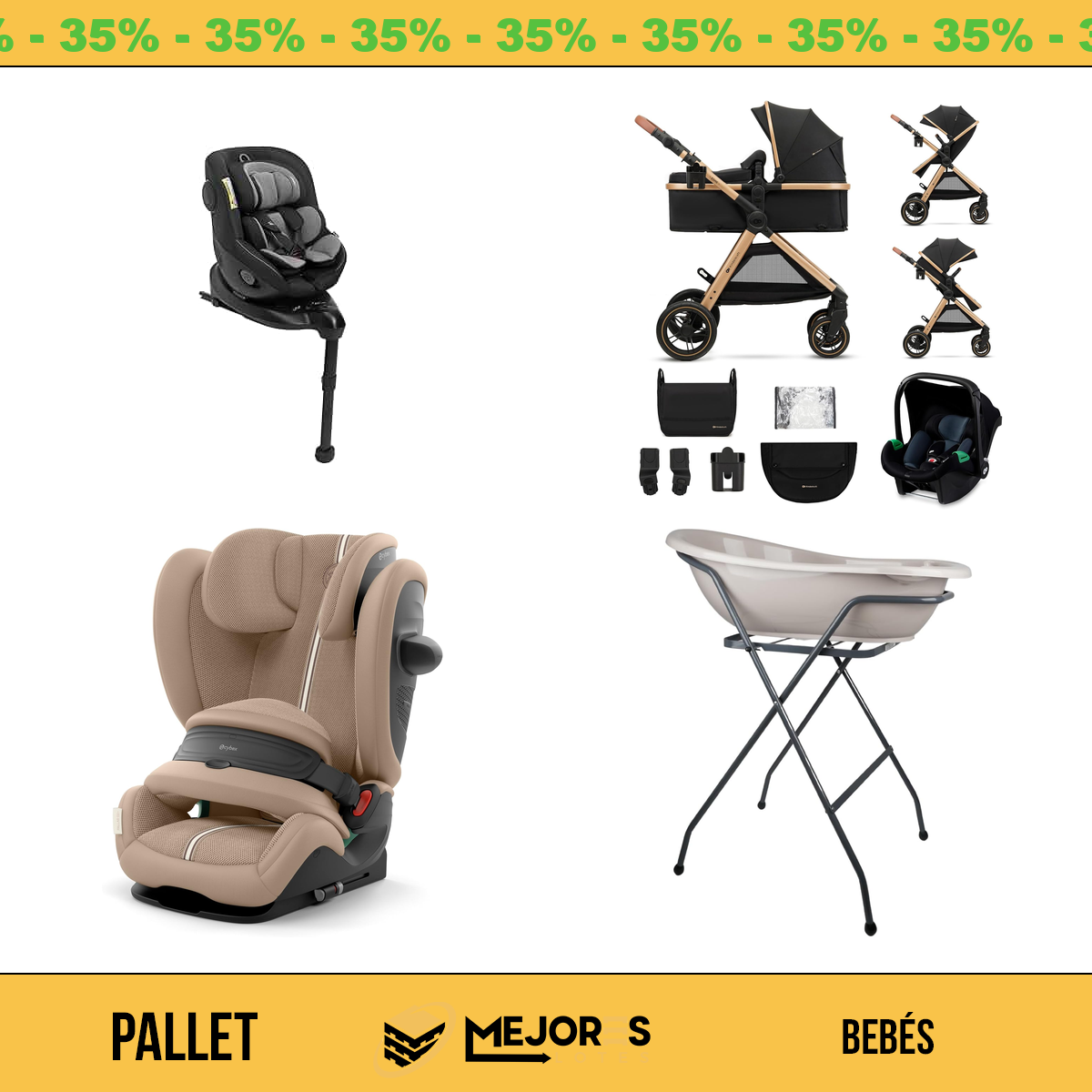 Pallet de 4 Items Sin Revisar, Bebes, Lote #10226631