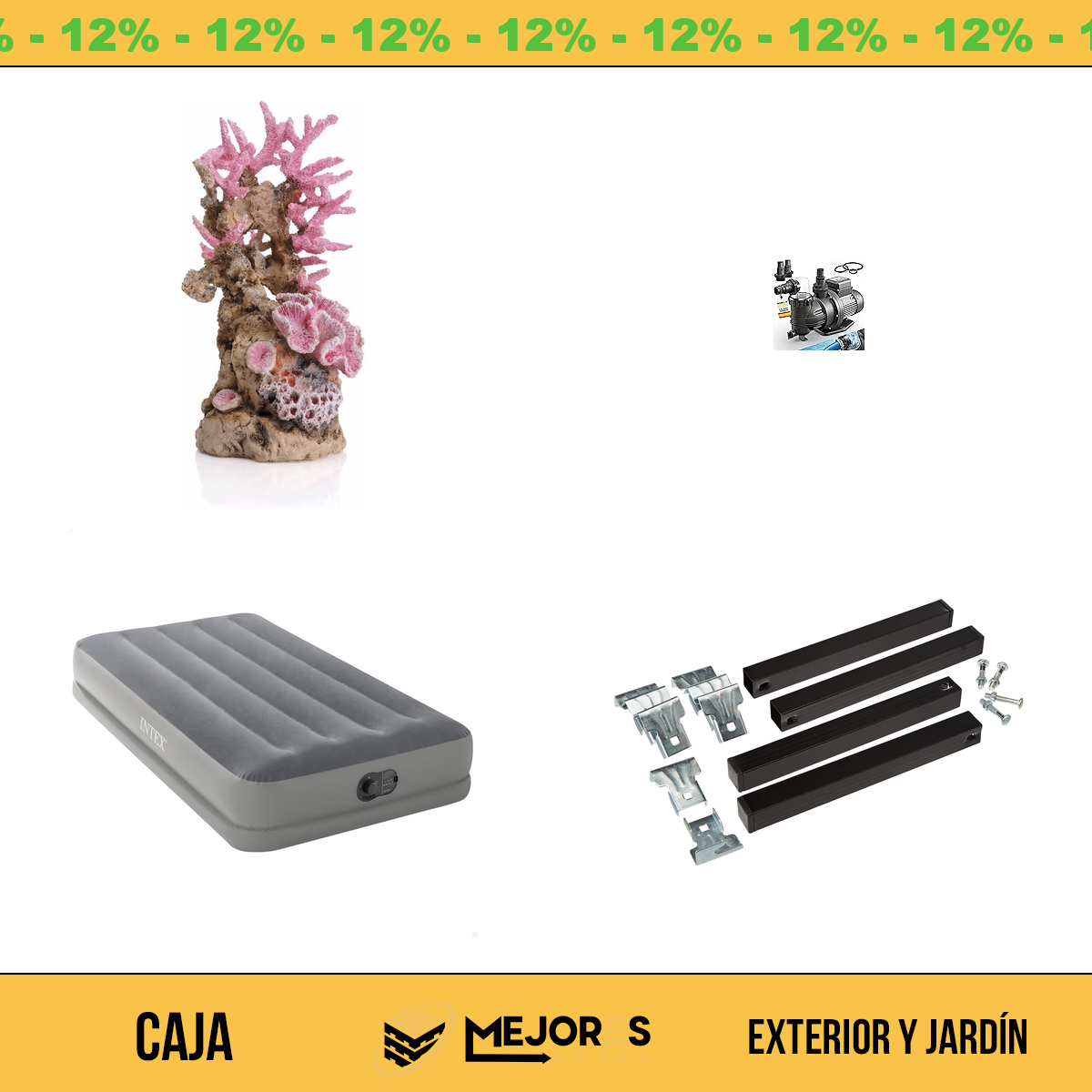 Caja de 8 Items Sin Revisar, Exterior Y Jardin, Lote #spN00I7jI9o