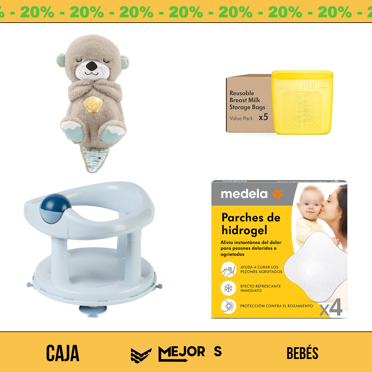 Caja de 7 Items Sin Revisar, Bebes, Lote #spW84m7328w