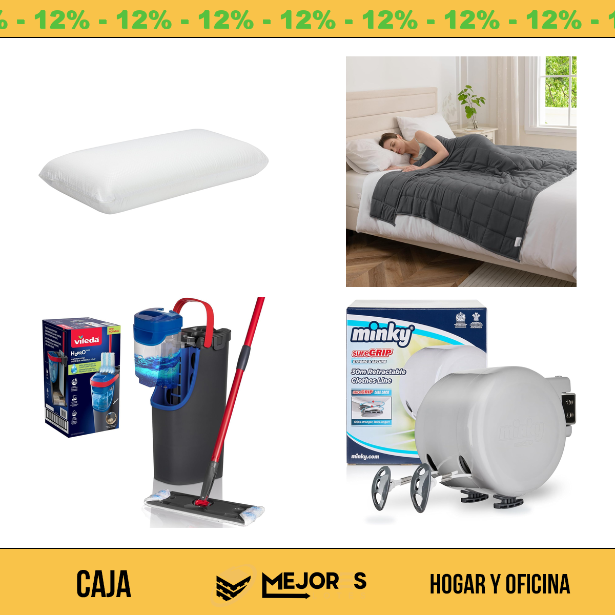 Caja de 14 Items Sin Revisar, Hogar y Oficina, Lote #spNBKDL9591