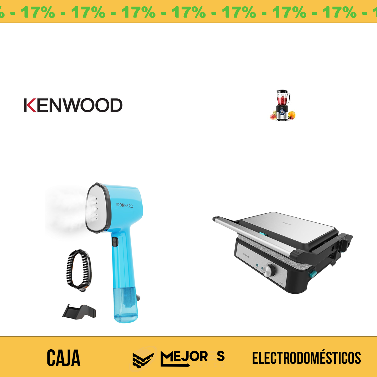 Caja de 9 Items Sin Revisar, Electrodomesticos, Lote #spNGDXY2ZR5