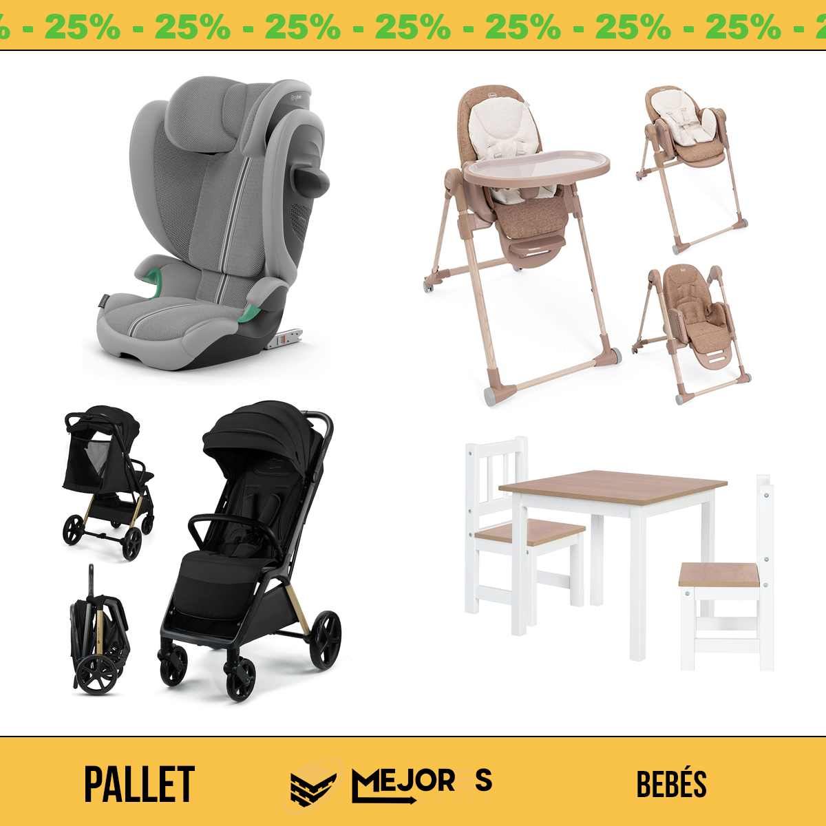 Pallet de 21 Items Sin Revisar, Bebes, Lote #10223930