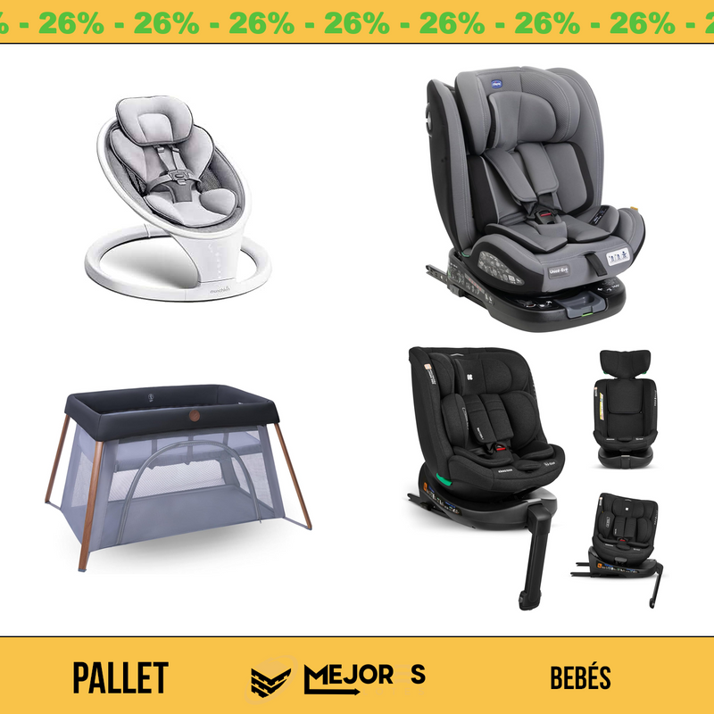 Pallet de 18 Items Sin Revisar, Bebes, Lote #10226955