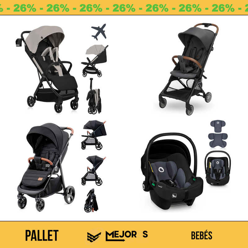 Pallet de 20 Items Sin Revisar, Bebes, Lote #10226371