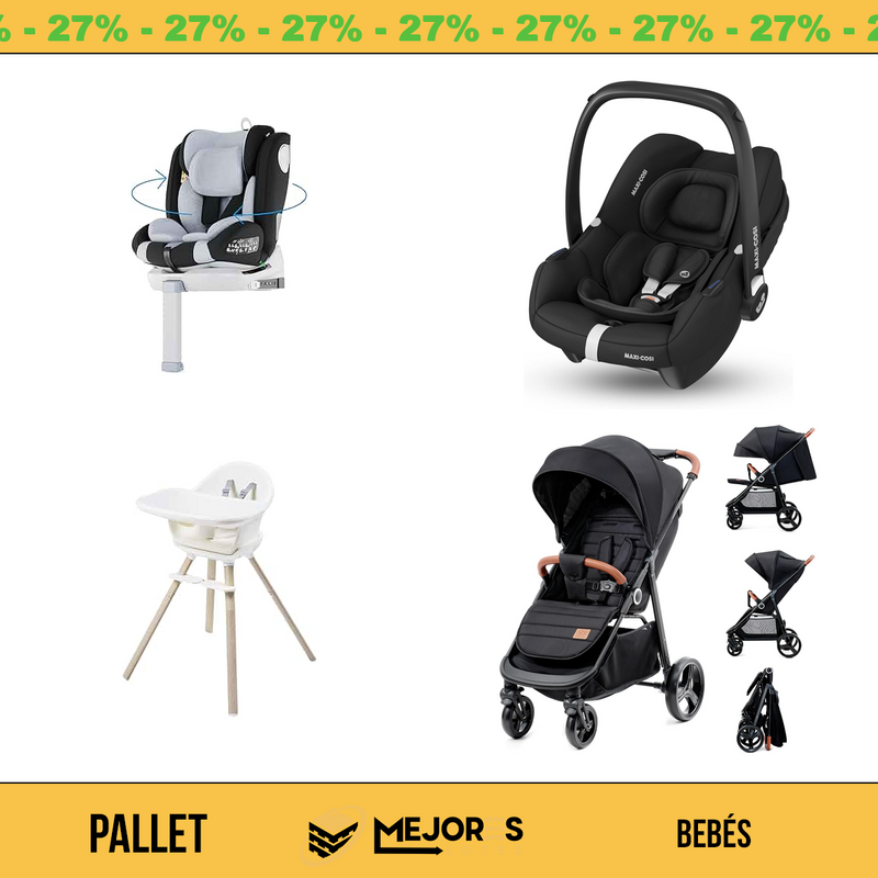 Pallet de 18 Items Sin Revisar, Bebes, Lote #10226615