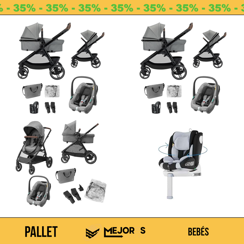 Pallet de 5 Items Sin Revisar, Bebes, Lote #10225806