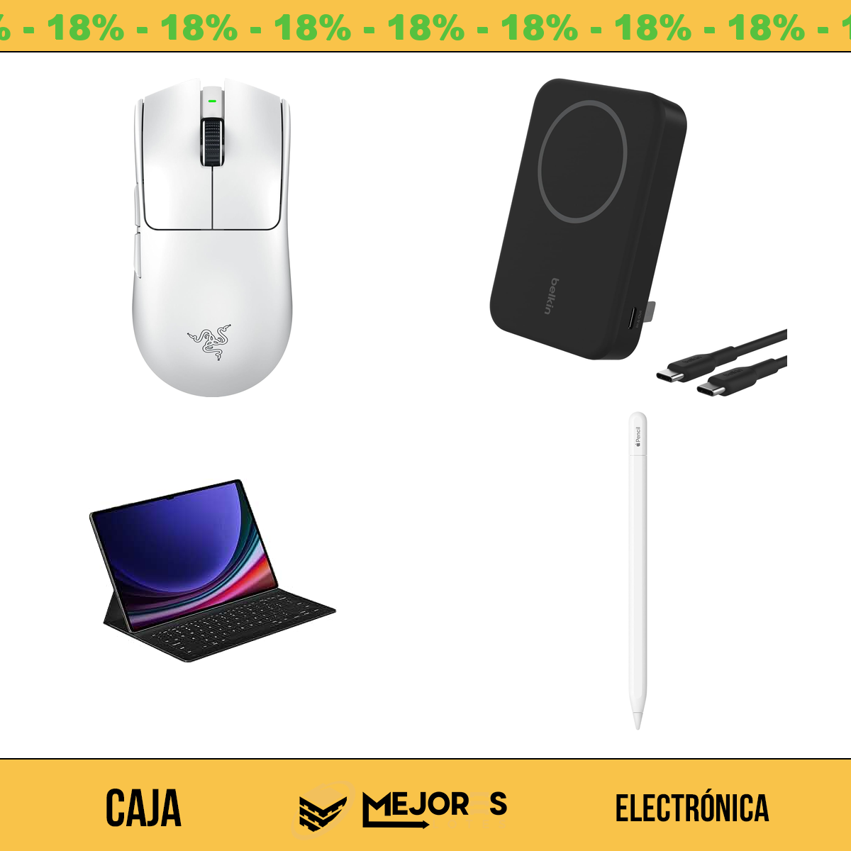 Caja de 35 Items Sin Revisar, Electronica, Lote #spW84m7337Y
