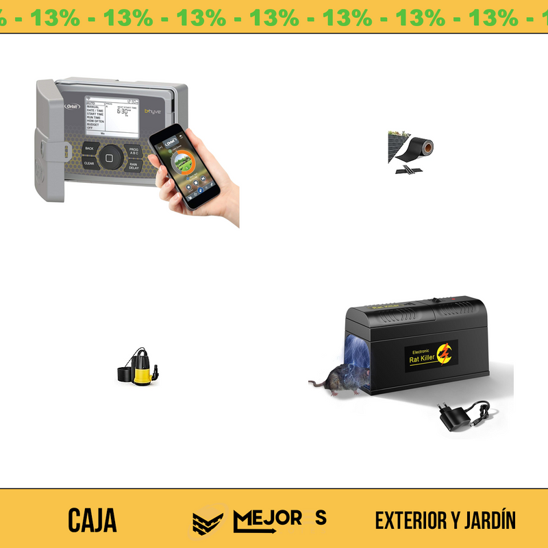 Caja de 15 Items Sin Revisar, Exterior Y Jardin, Lote #spNX49HB5GN