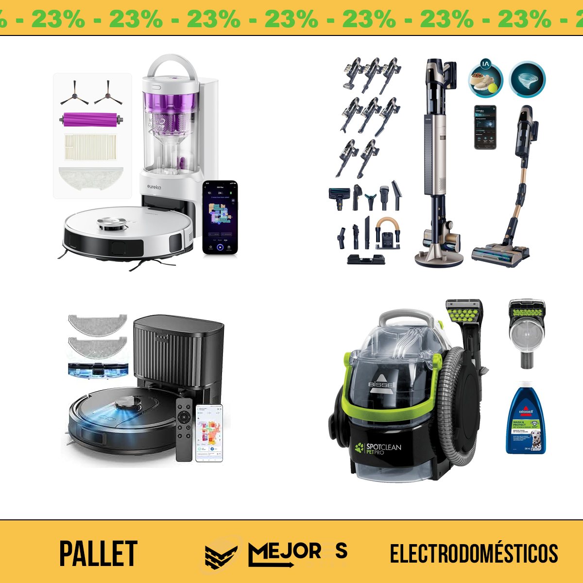 Pallet de 24 Items Sin Revisar, Electrodomesticos, Lote #10229725