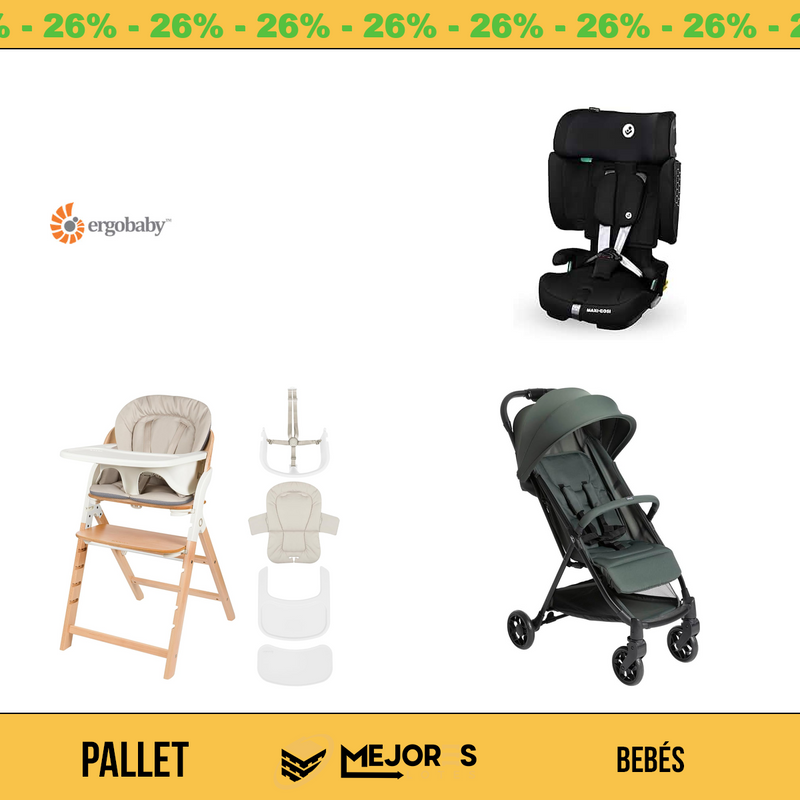 Pallet de 17 Items Sin Revisar, Bebes, Lote #10229849