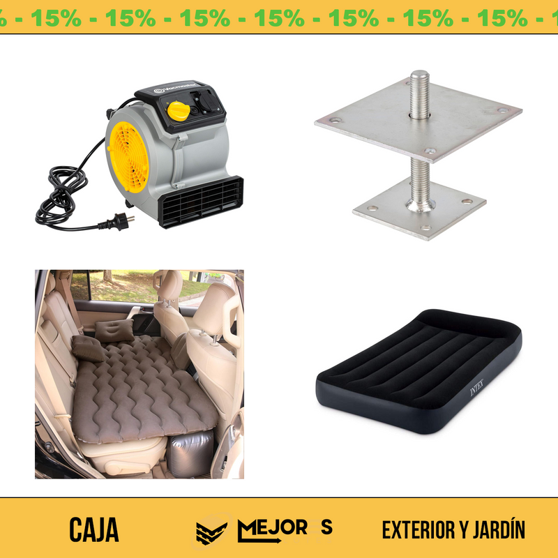 Caja de 20 Items Sin Revisar, Exterior Y Jardin, Lote #spIlV13ooSO