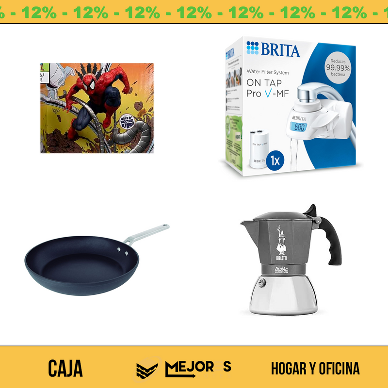 Caja de 25 Items Sin Revisar, Hogar y Oficina, Lote #spW84m7316K
