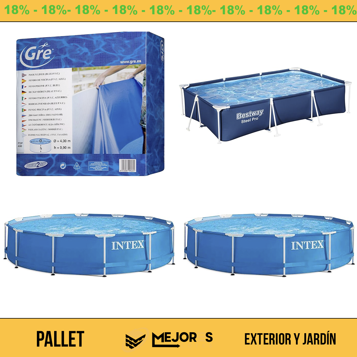 Pallet de 7 Items Sin Revisar, Exterior Y Jardin, Lote #10147718