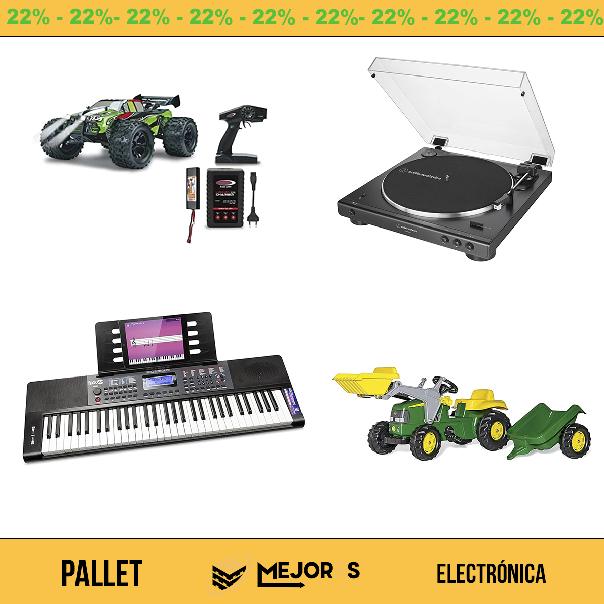 Pallet de 32 Items Sin Revisar, Electronica, Lote #10193970