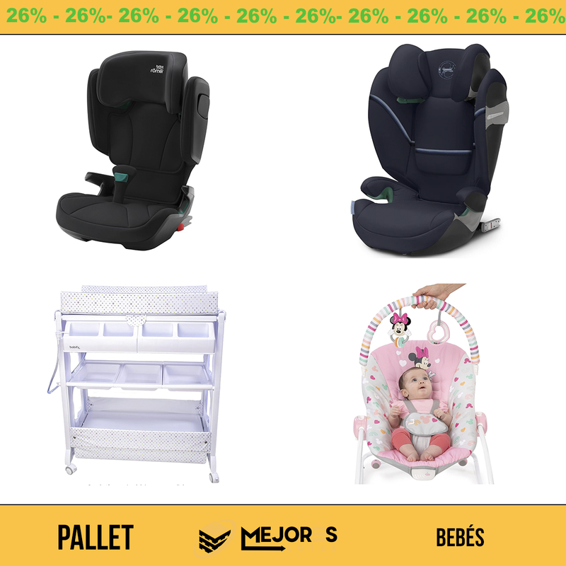 Pallet de 25 Items Sin Revisar, Bebes, Lote #10190316