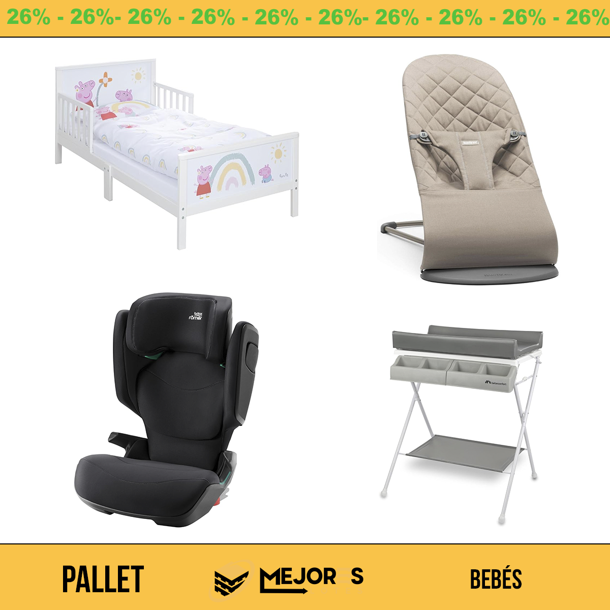 Pallet de 23 Items Sin Revisar, Bebes, Lote #10200739