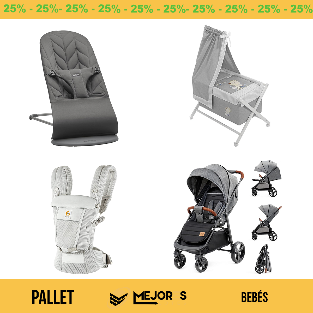 Pallet di 25 articoli non controllati, neonati, lotto n. 10203866