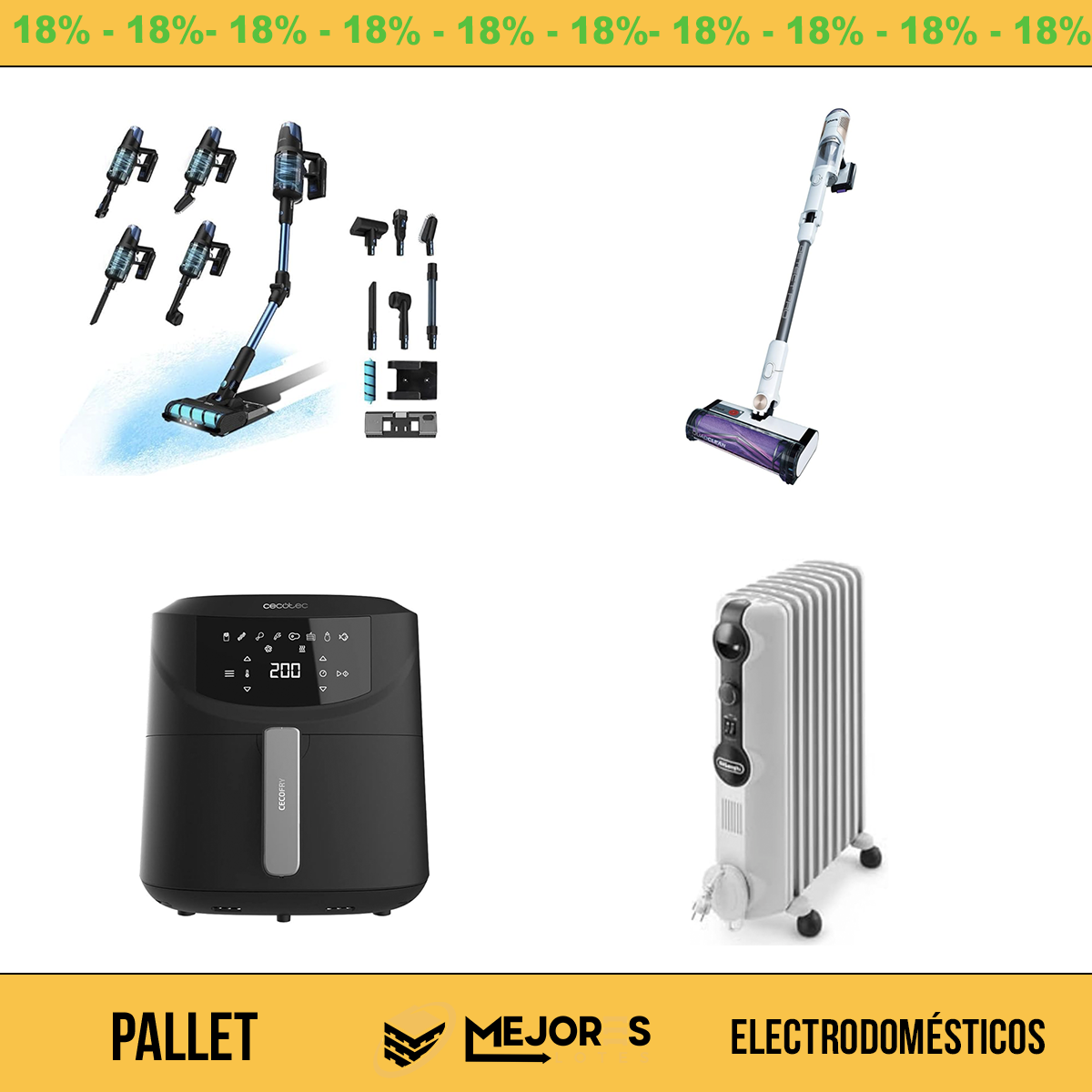 Pallet de 22 Items Sin Revisar, Electrodomesticos, Lote #10203891