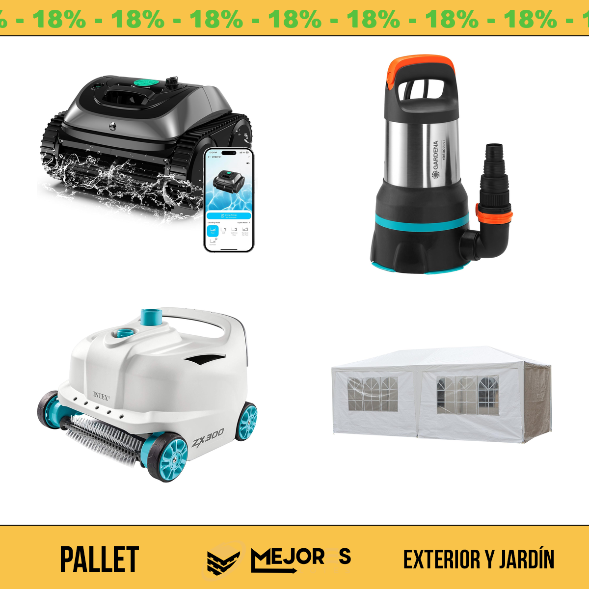 Pallet de 19 Items Sin Revisar, Exterior Y Jardin, Lote #S39205