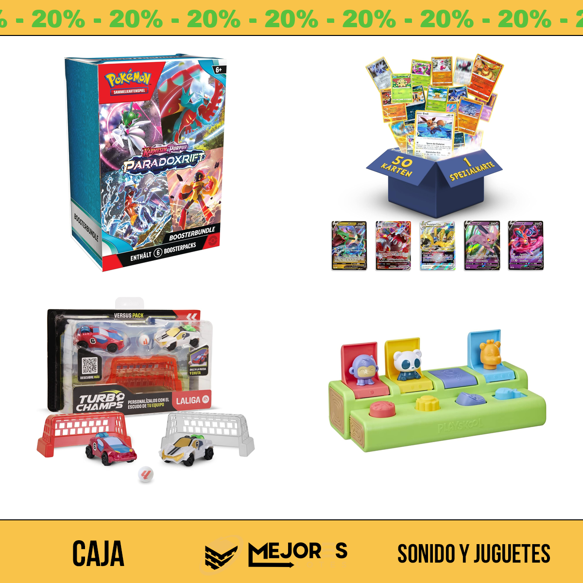 Caja de 10 Items Sin Revisar, Sonido Y Juguetes, Lote #spInD115AUD