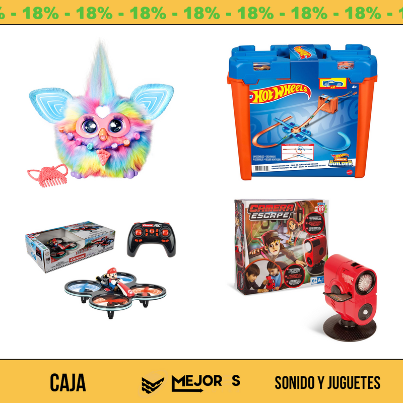 Caja de 20 Items Sin Revisar, Sonido Y Juguetes, Lote #spInD12YPEL