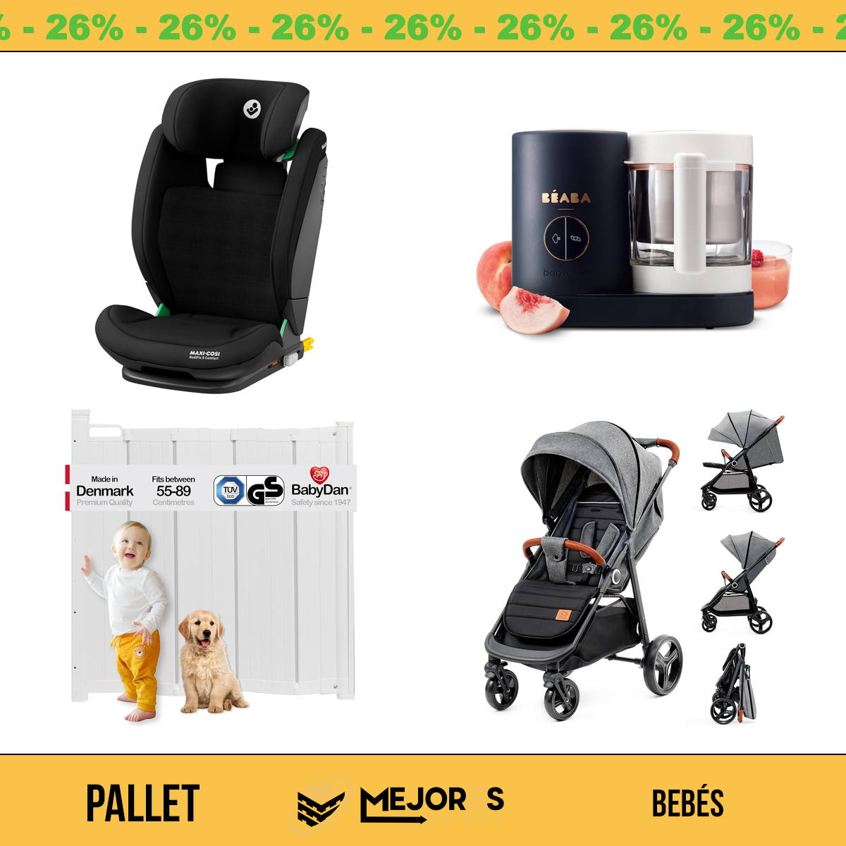 Pallet de 23 Items Sin Revisar, Bebes, Lote #10205232