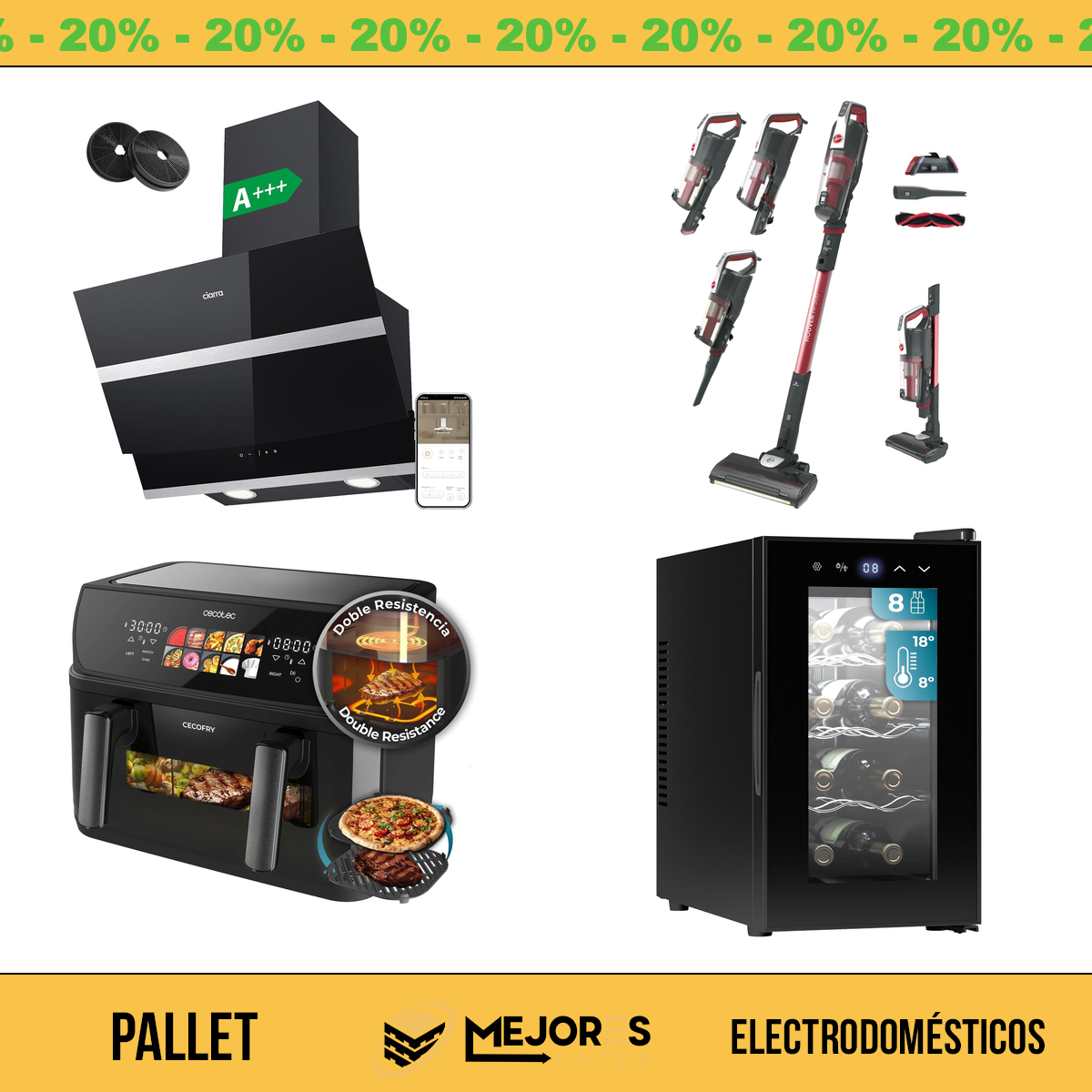 Pallet de 19 Items Sin Revisar, Electrodomesticos, Lote #S39219