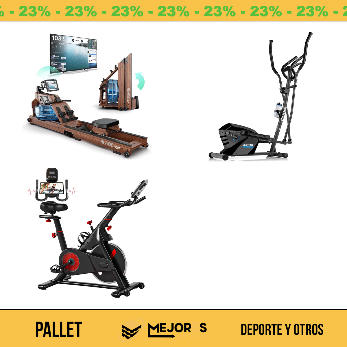 Pallet de 3 Items Sin Revisar, Deporte, Lote #S39223