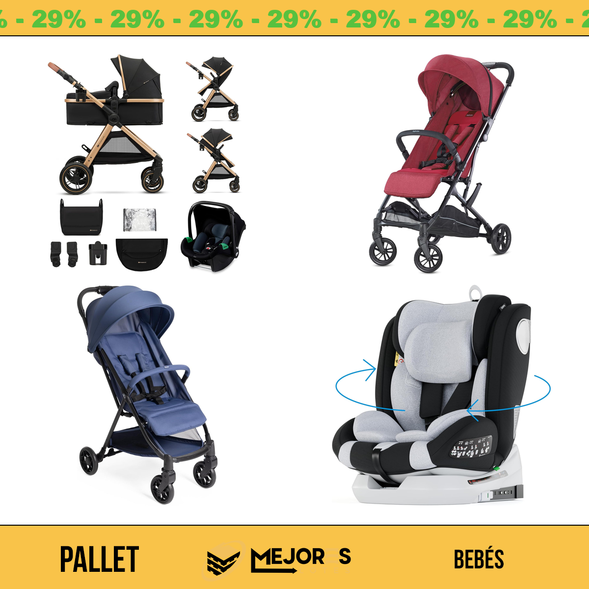 Pallet de 14 Items Sin Revisar, Bebes, Lote #S39225