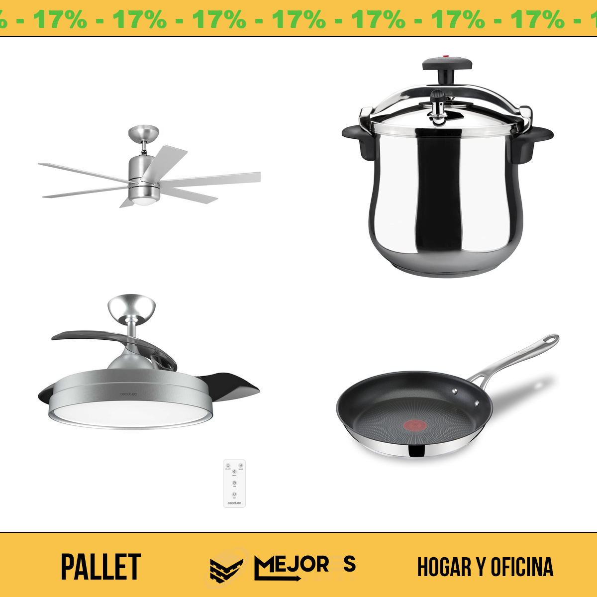 Pallet de 43 Items Sin Revisar, Hogar Y Oficina, Lote #S39227