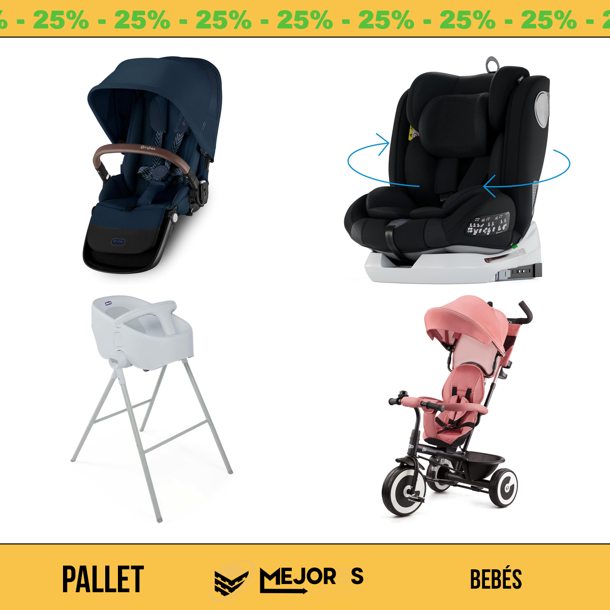 Pallet de 27 Items Sin Revisar, Bebes, Lote #10207820