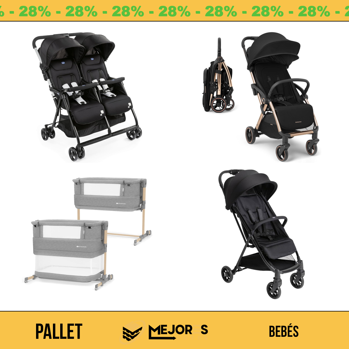 Pallet de 20 Items Sin Revisar, Bebes, Lote #S42704