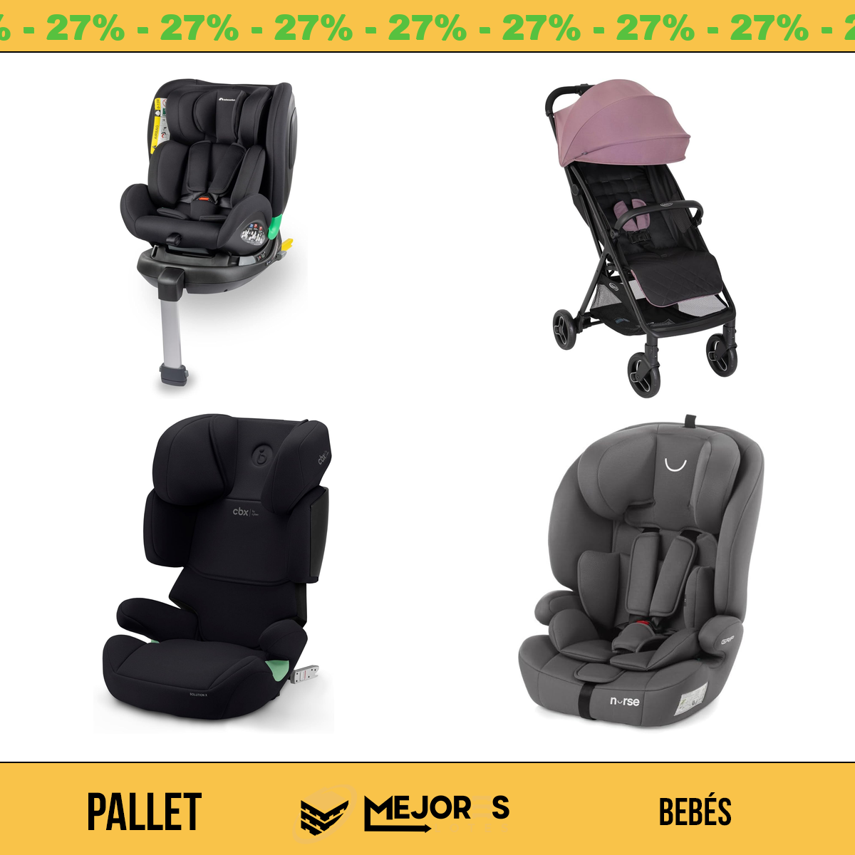 Pallet de 22 Items Sin Revisar, Bebes, Lote #10210233