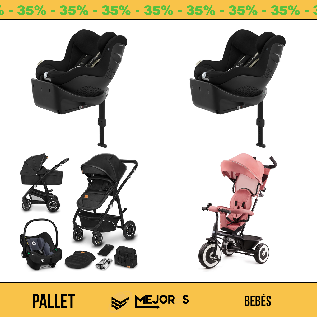 Pallet de 4 Items Sin Revisar, Bebes, Lote #10210420