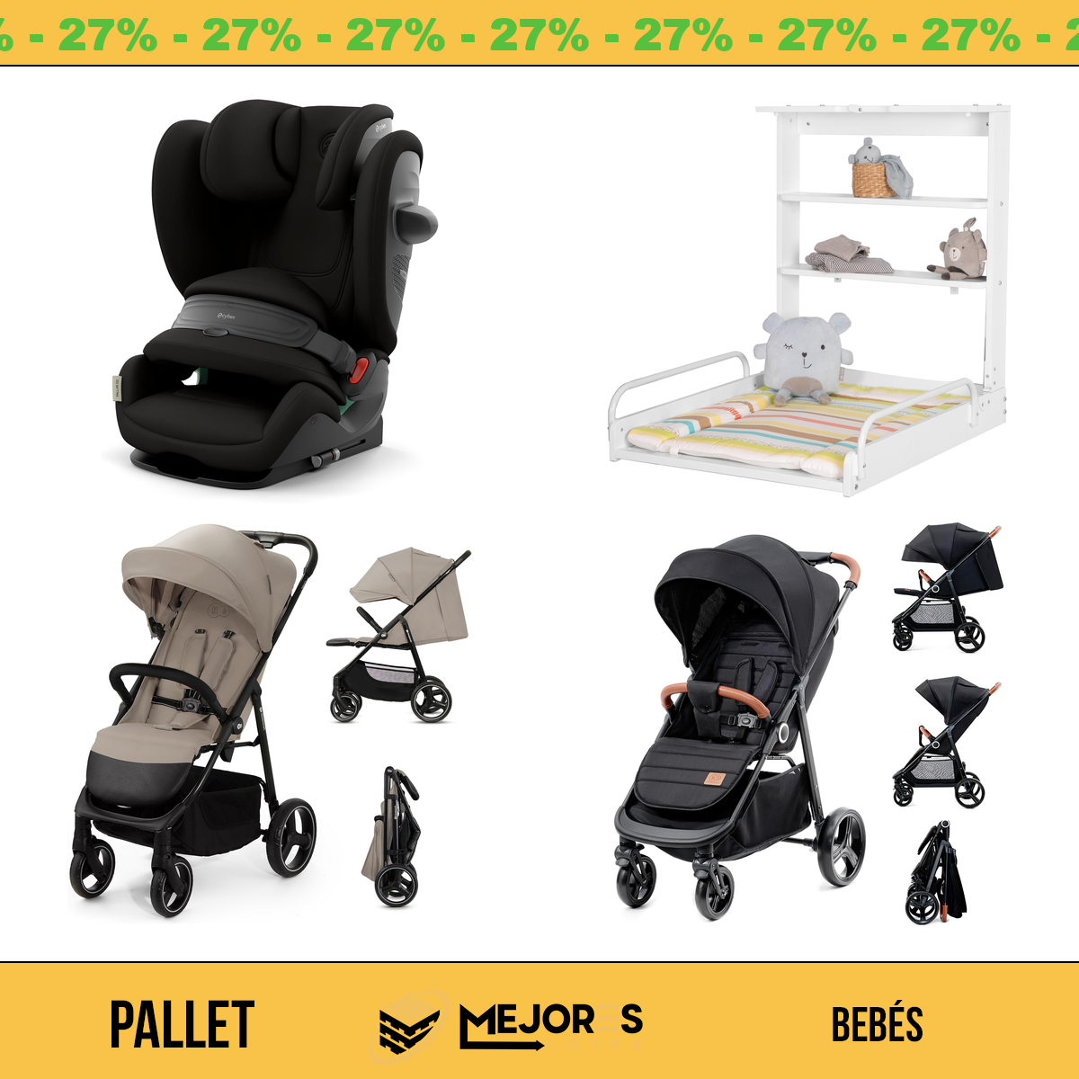 Pallet de 22 Items Sin Revisar, Bebes, Lote #10210639
