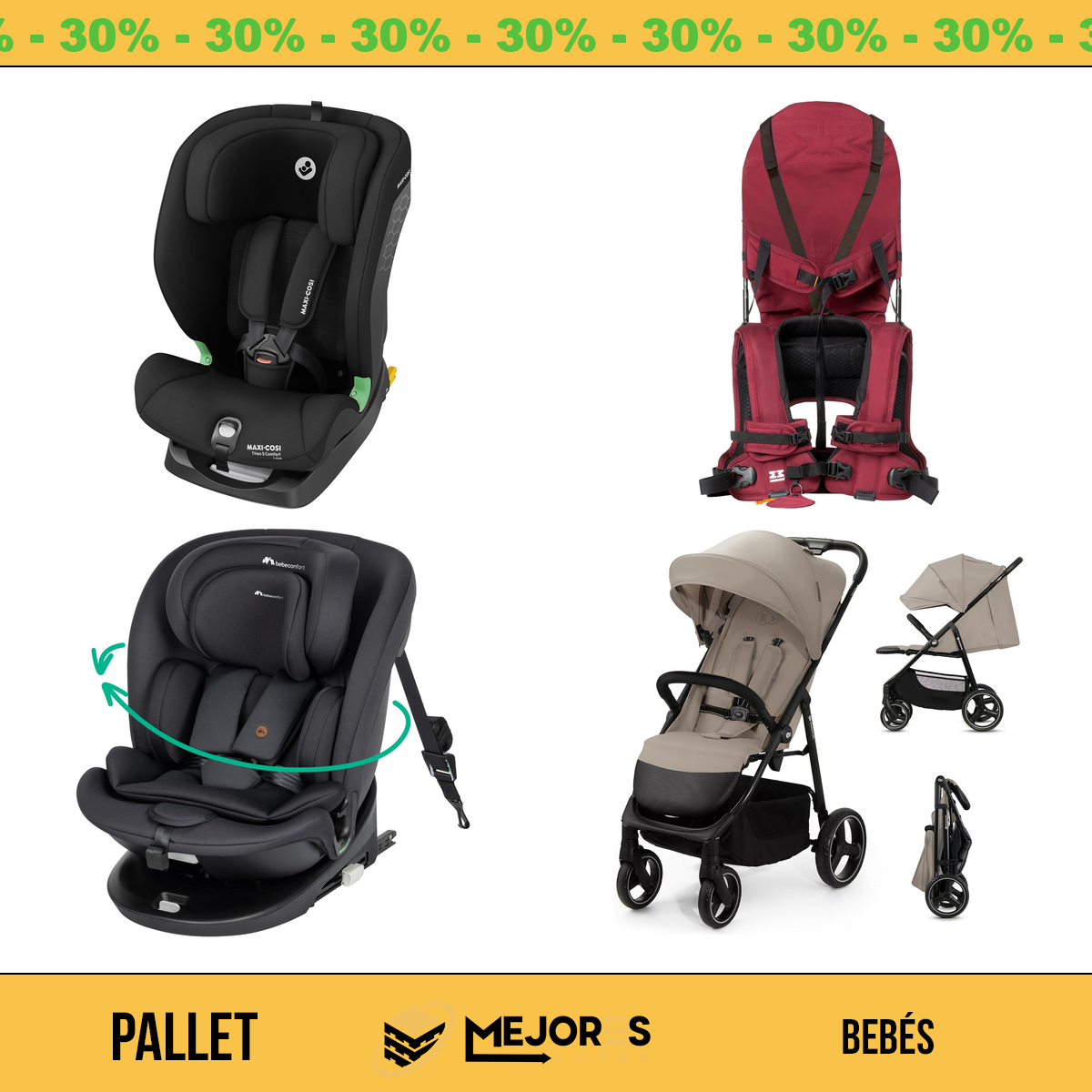 Pallet de 13 Items Sin Revisar, Bebes, Lote #10210698