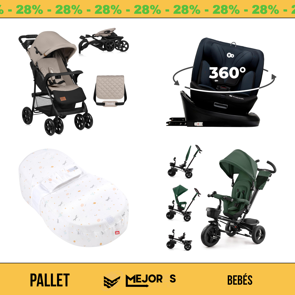 Pallet de 17 Items Sin Revisar, Bebes, Lote #10210705