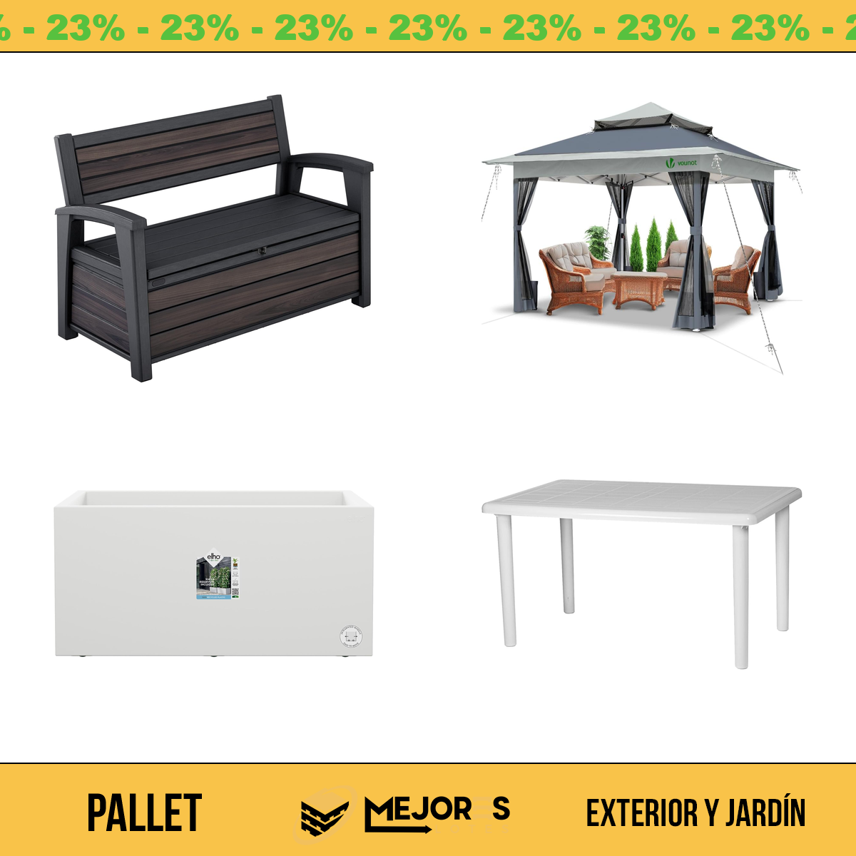 Pallet de 7 Items Sin Revisar, Exterior Y Jardin, Lote #10209975