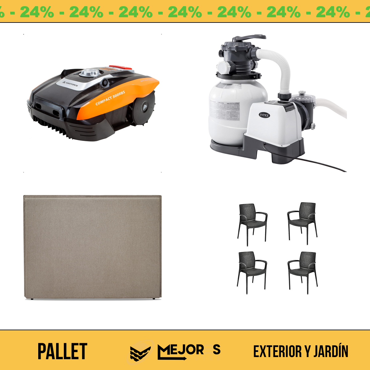 Pallet de 9 Items Sin Revisar, Exterior Y Jardin, Lote #10210137