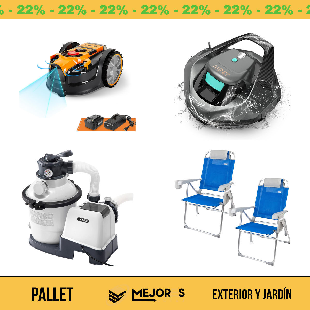 Pallet de 18 Items Sin Revisar, Exterior Y Jardin, Lote #10210182