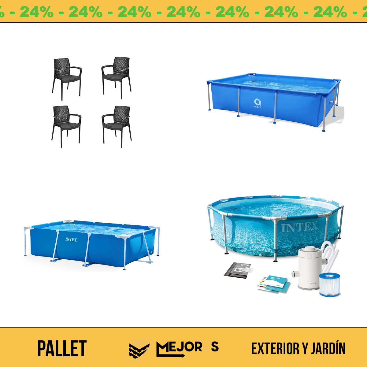 Pallet de 8 Items Sin Revisar, Exterior Y Jardin, Lote #10210194
