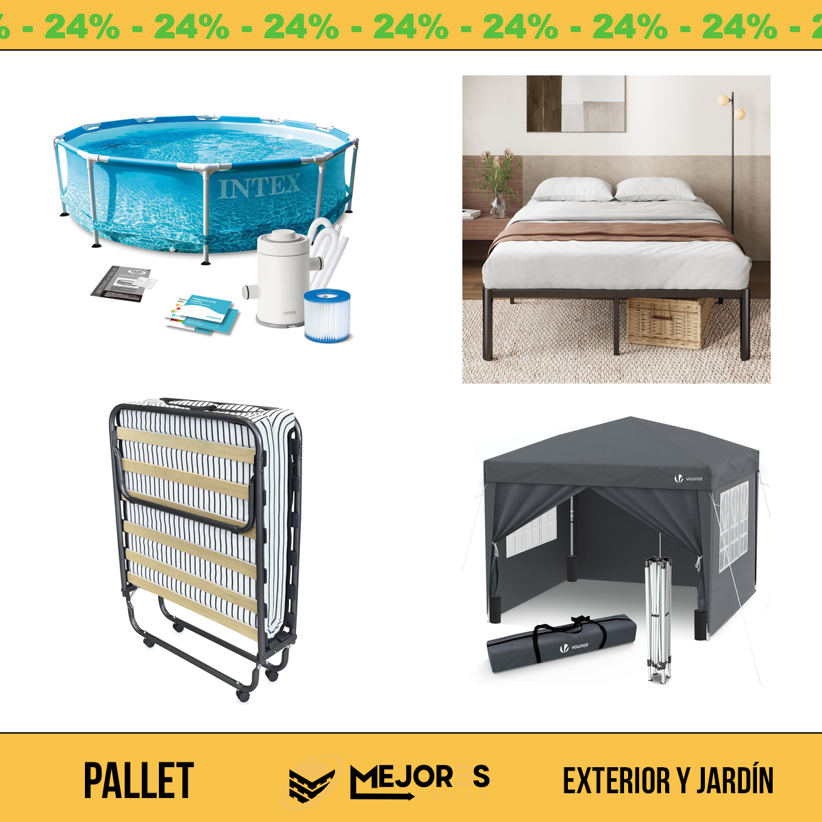 Pallet de 9 Items Sin Revisar, Exterior Y Jardin, Lote #10210694