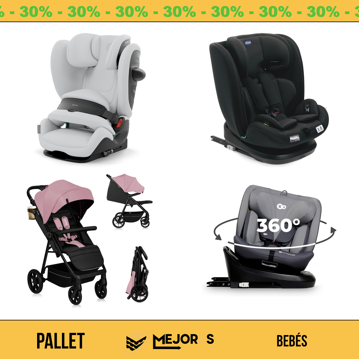 Pallet de 15 Items Sin Revisar, Bebes, Lote #10209521