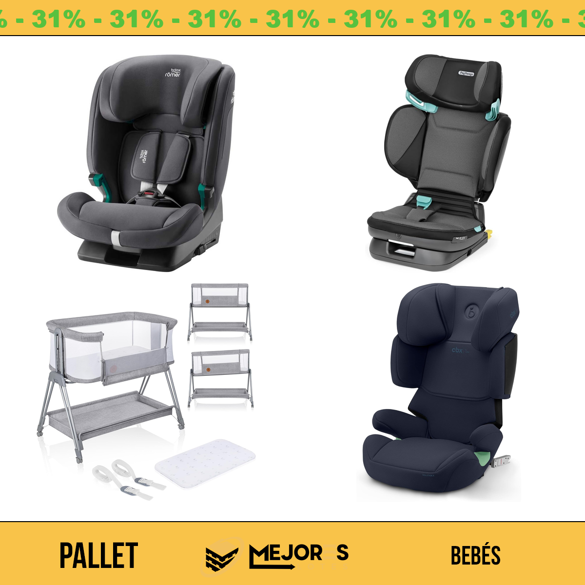 Pallet de 15 Items Sin Revisar, Bebes, Lote #10209536