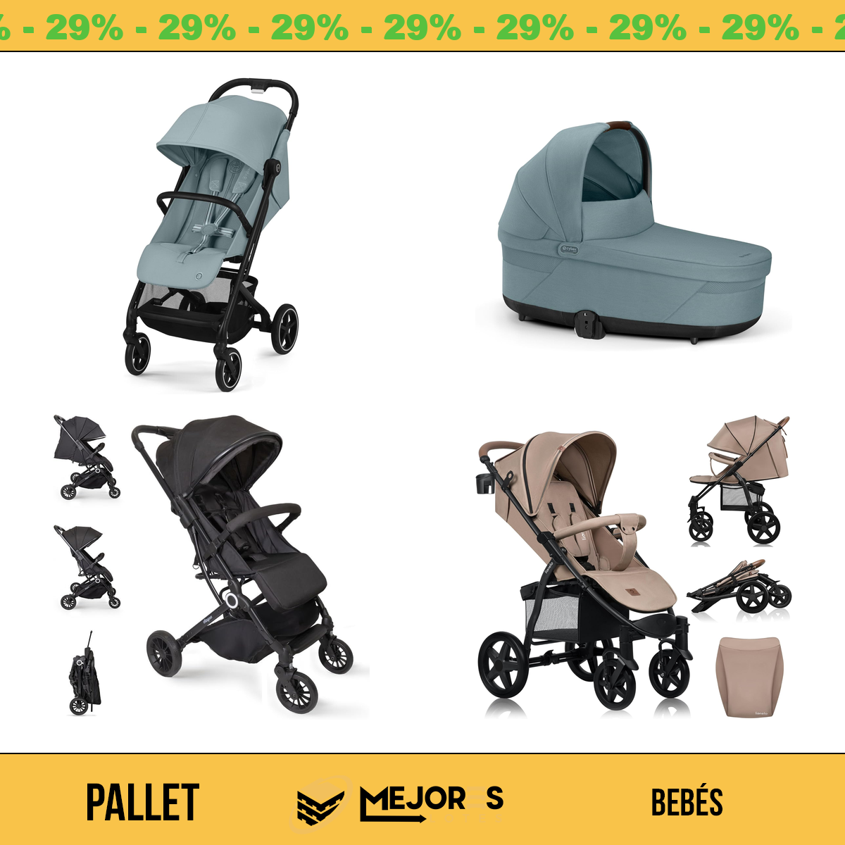 Pallet de 23 Items Sin Revisar, Bebes, Lote #10209726