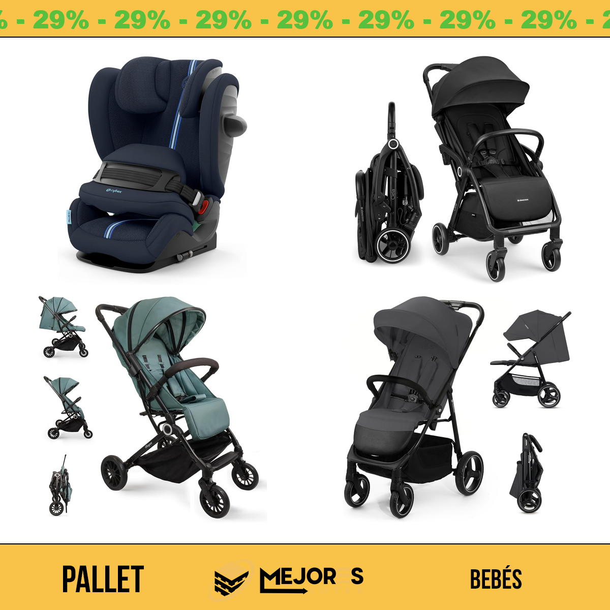 Pallet de 17 Items Sin Revisar, Bebes, Lote #10210018
