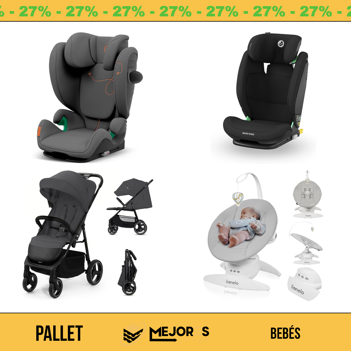 Pallet de 26 Items Sin Revisar, Bebes, Lote #10210174