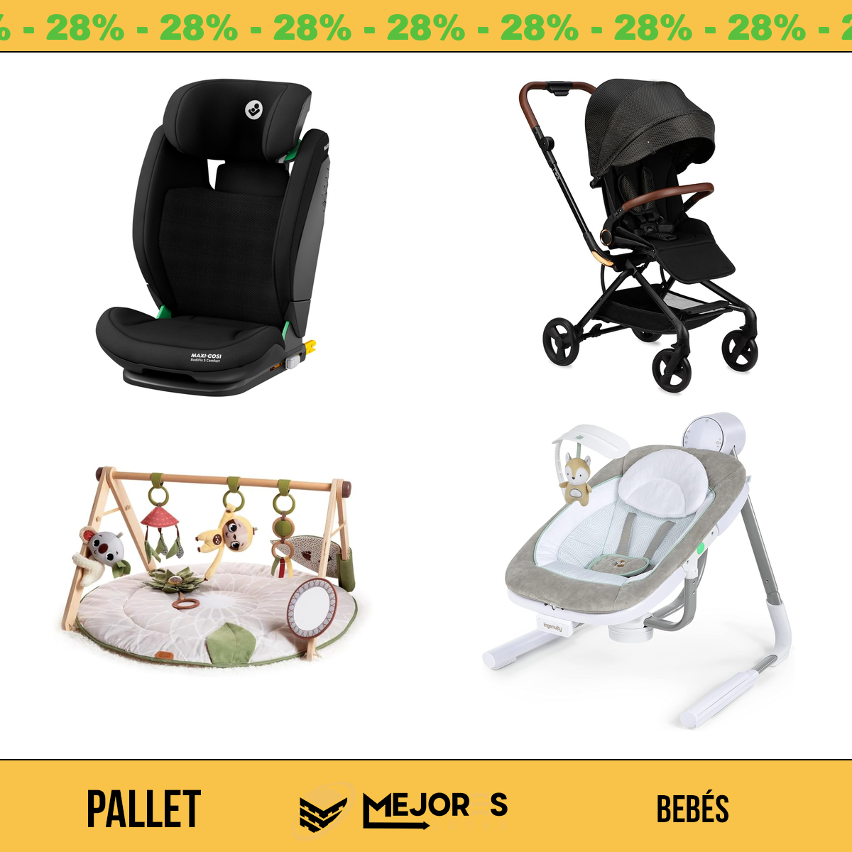 Pallet de 18 Items Sin Revisar, Bebes, Lote #10212810