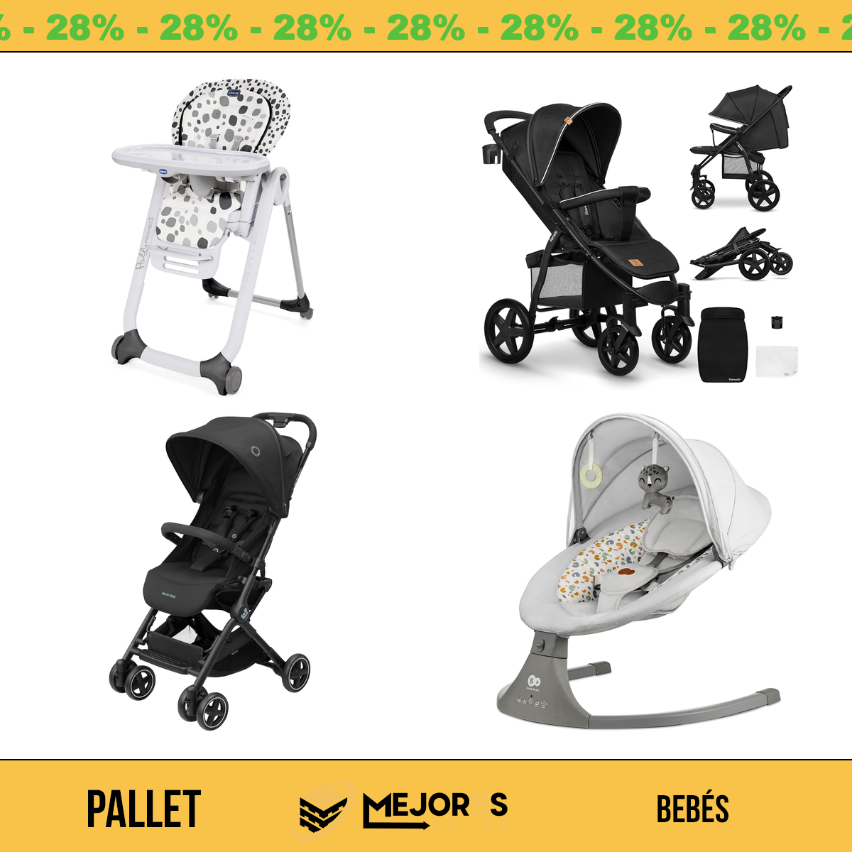 Pallet de 18 Items Sin Revisar, Bebes, Lote #10212838
