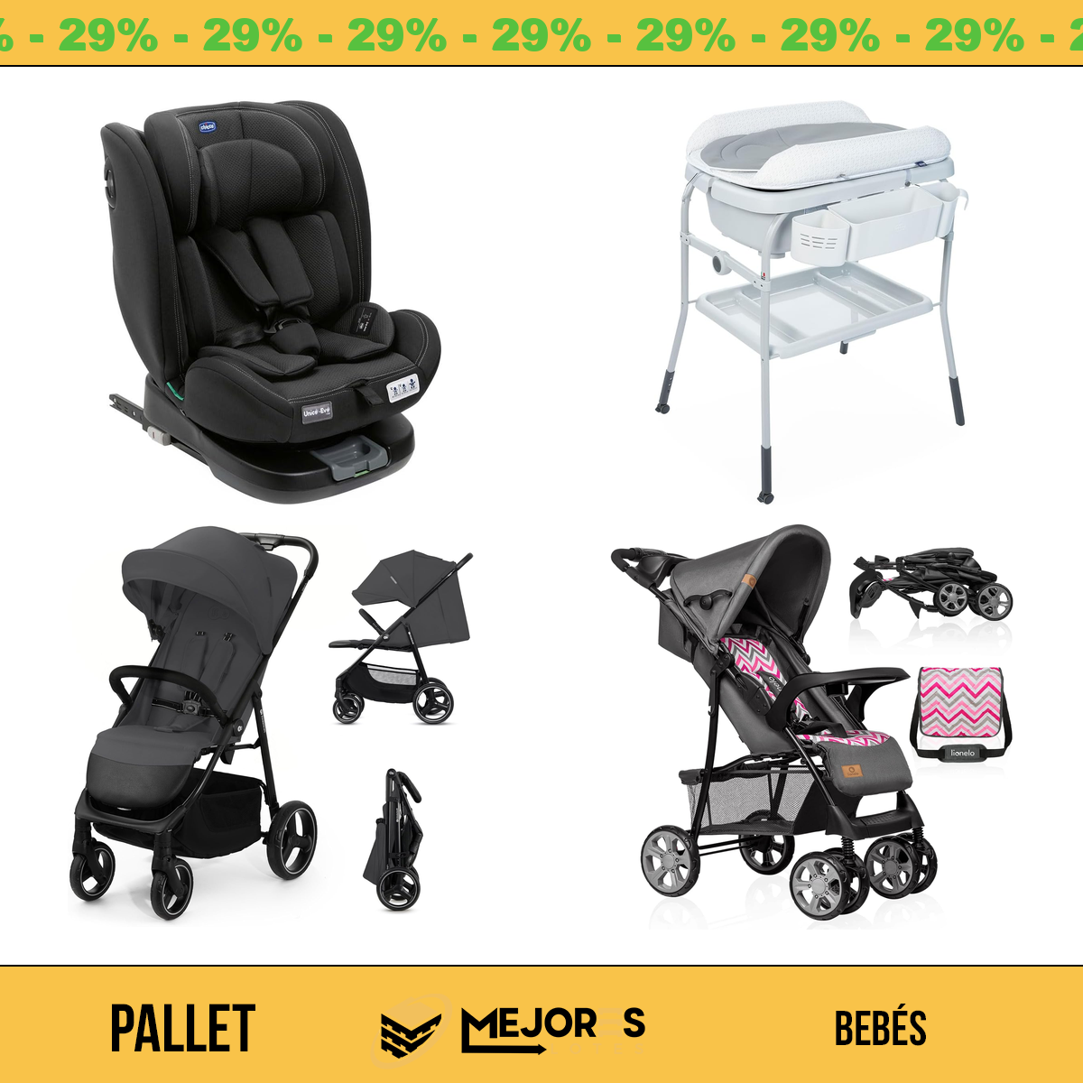Pallet de 21 Items Sin Revisar, Bebes, Lote #10212969